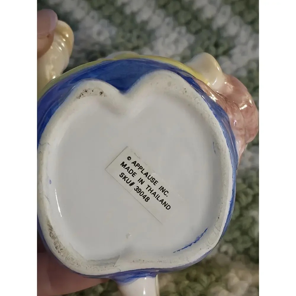 Cow Creamer & Sugar Set Mr and Mrs Applause Ceramic 39048 Collectible Home Decor
